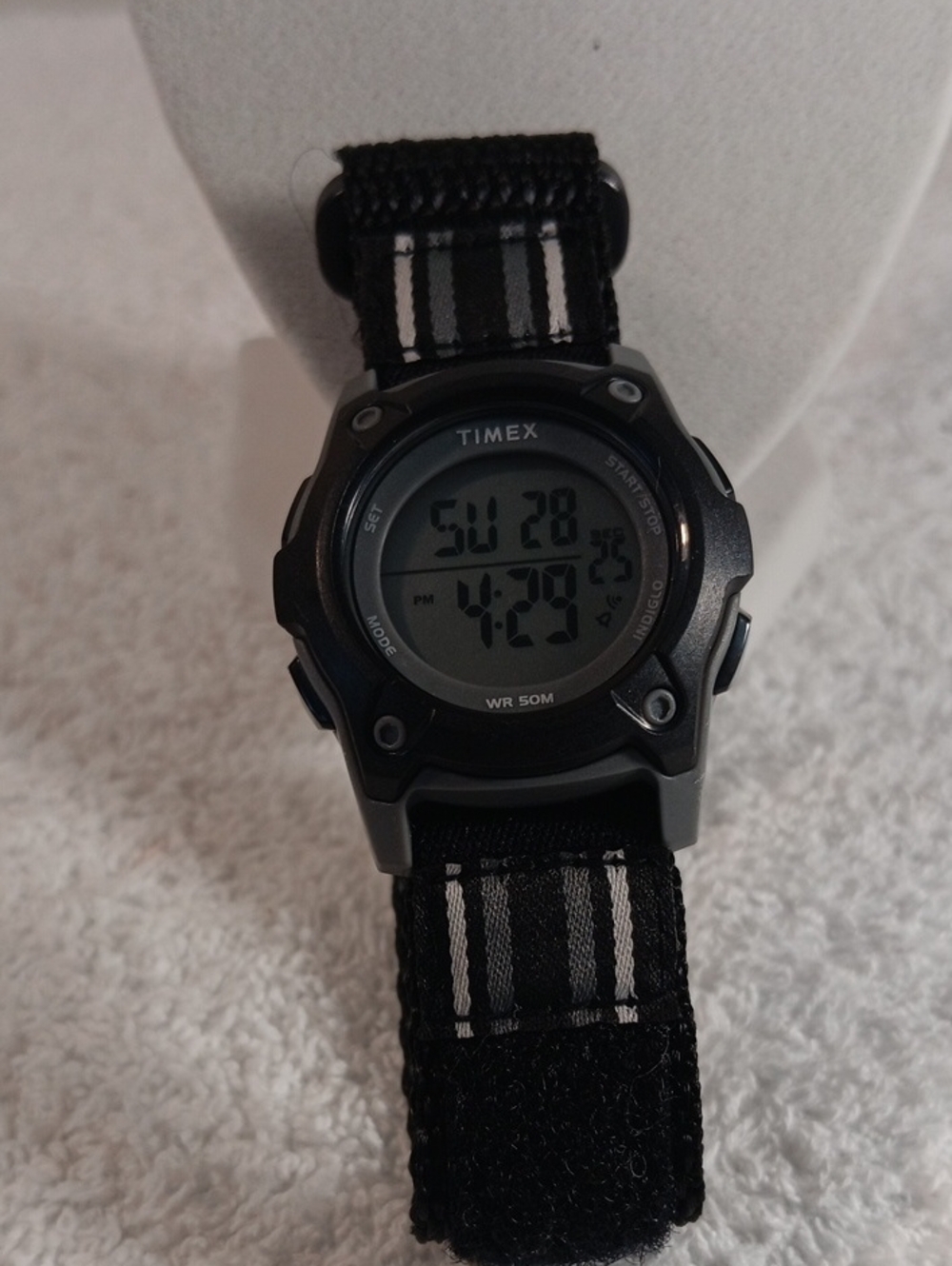 Timex Black Digital Outdoor Watch with Gray Dial